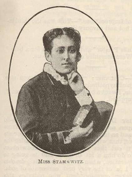 Louisa Stammwitz As featured in the Chemist and Druggist published in July 1892