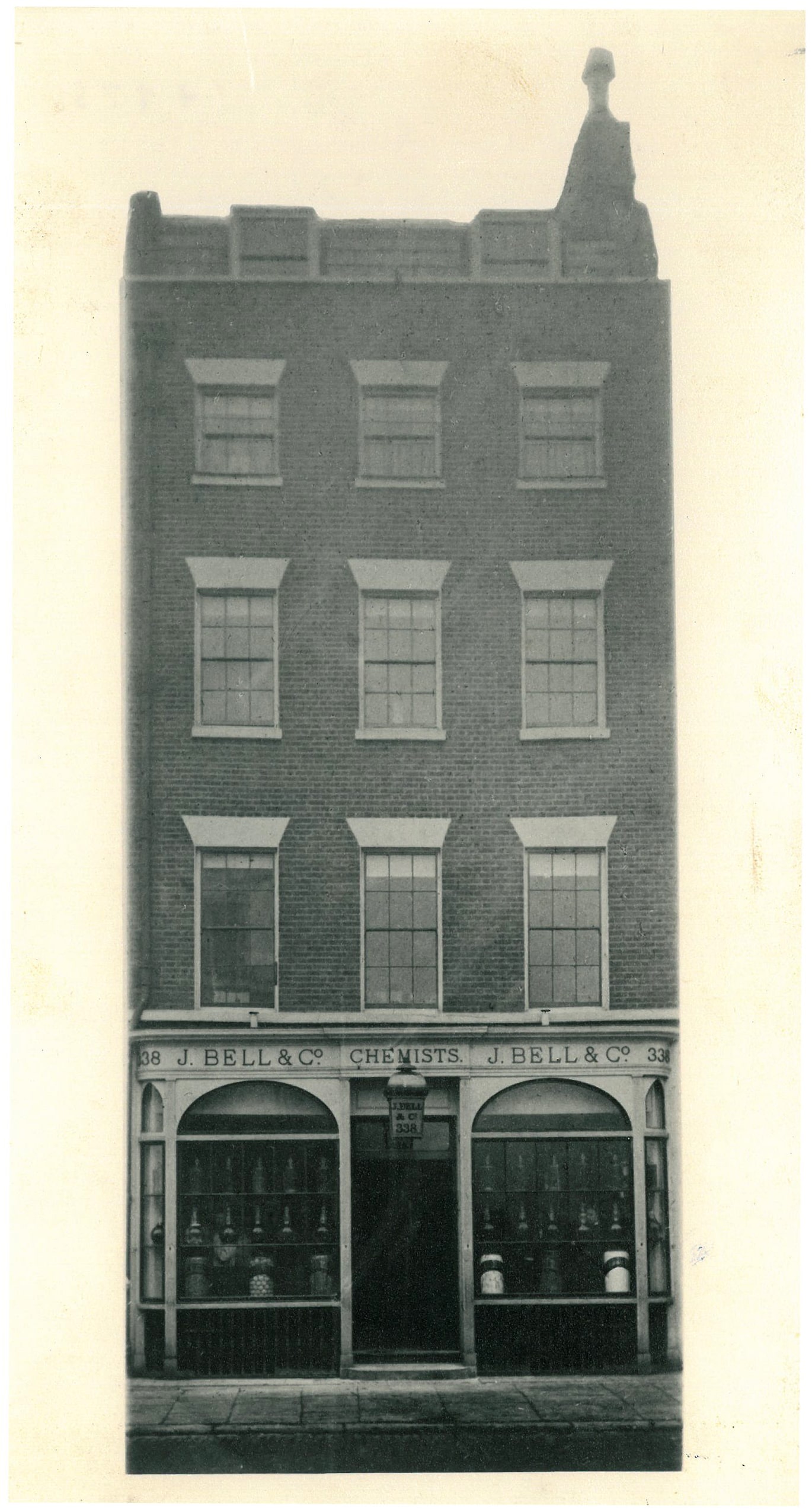 image of John Bell & Co. Chemists, 338 Oxford Street, London, c. 1870