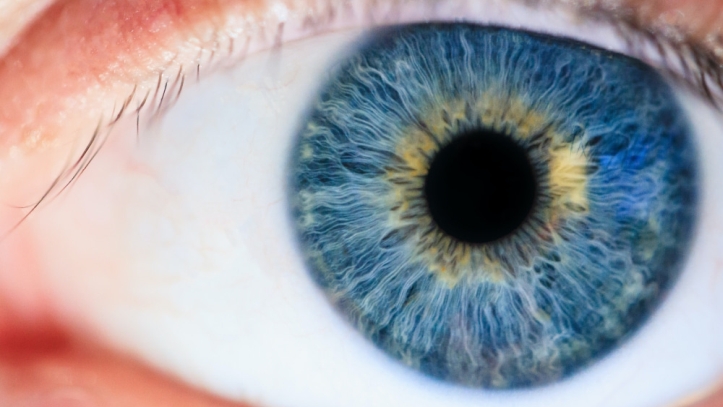 A close-up photo of an eye