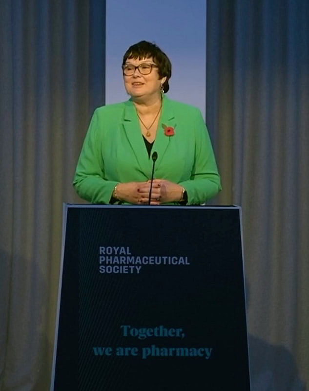 RPS President CLaire Anderson opens the Conference