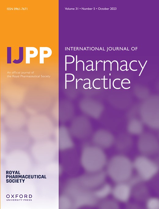 Cover of The International Journal of Pharmacy Practice (IJPP)